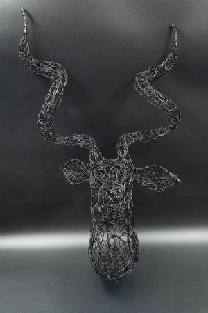Kudu Wire Trophy Head, South Africa