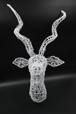 Kudu Wire Trophy Head, South Africa