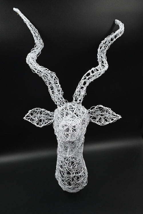 Kudu Wire Trophy Head, South Africa