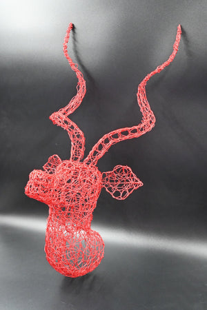 Kudu Wire Trophy Head, South Africa