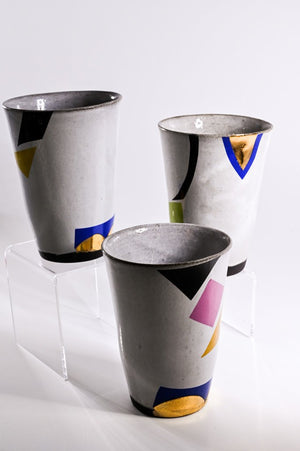 Afro Deco Medium Beaker Cup