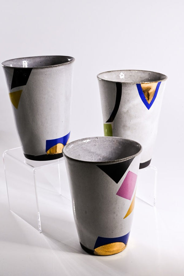 Afro Deco Medium Beaker Cup