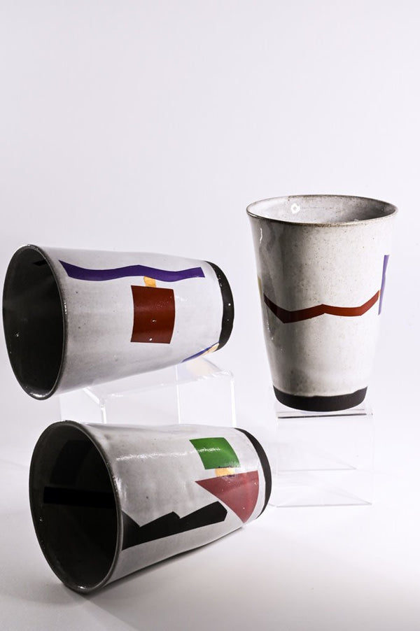 Afro Deco Medium Beaker Cup