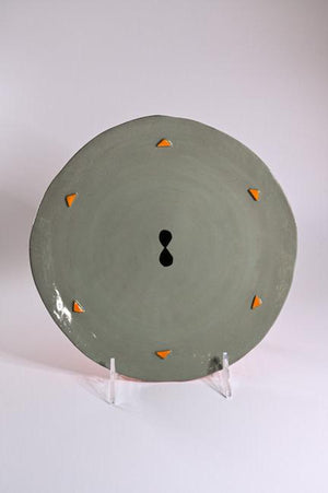 Colour Me Bright 9" Hors D'ouvres Plate