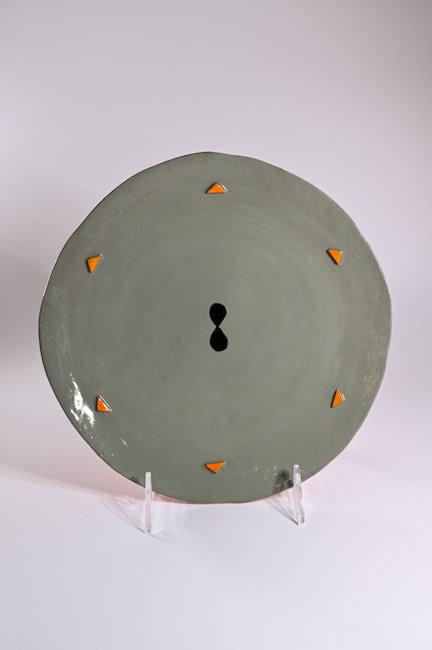Colour Me Bright 9" Hors D'ouvres Plate