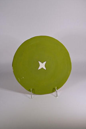 Colour Me Bright 9" Hors D'ouvres Plate