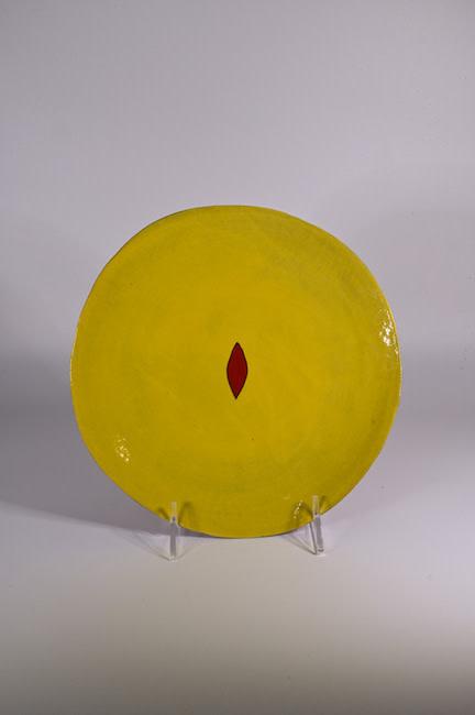 Colour Me Bright 9" Hors D'ouvres Plate