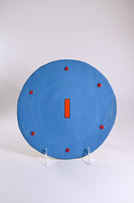 Colour Me Bright 9" Hors D'ouvres Plate