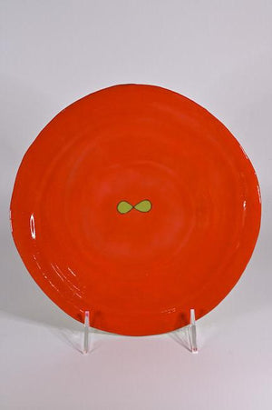 Colour Me Bright 9" Hors D'ouvres Plate