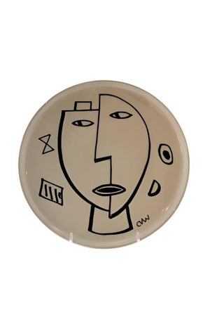 Clementina Van der Walt Mask Series Plates 10"