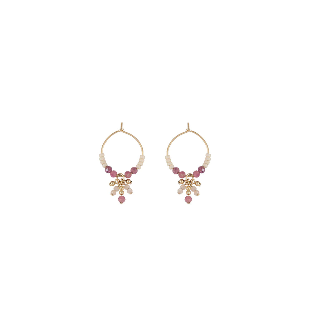 Extra Small Hoops with Cluster