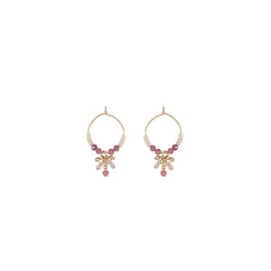 Extra Small Hoops with Cluster