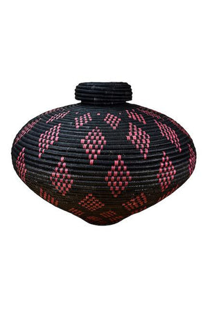 Isichumo Zulu Lidded Basket by Beauty Ngxongo