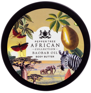 Baobab Oil Body Butter & Scrub Gift Set