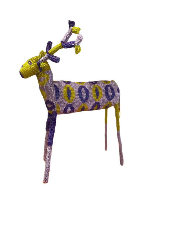 Yellow & Purple Medium Reindeer
