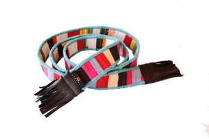 Ashanti Tassel Belt 60"