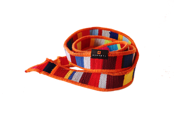 Ashanti Tassel Belt 60"