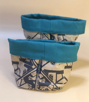 WREN Recycled Catch All Set of 2 Teal