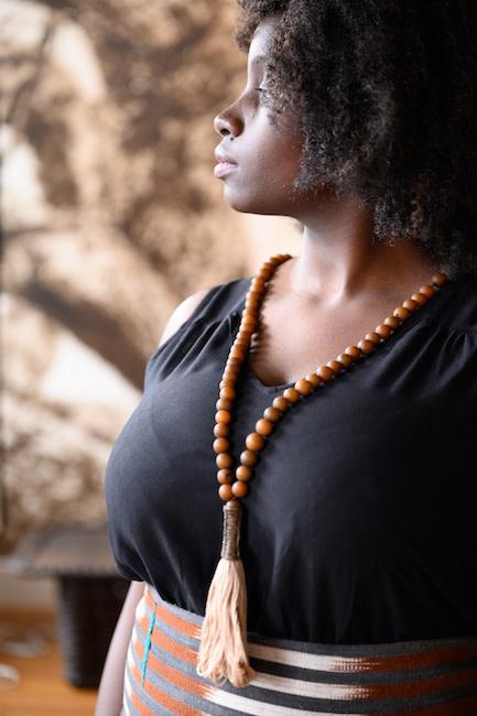 Julia Atlas  Mala Prayer Bead Sculpture