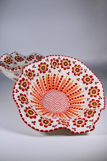 Calla Lily Bowl 10.5"