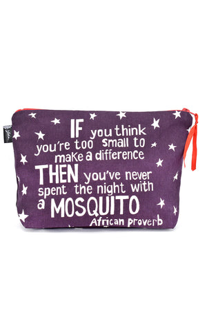 Lined Pouches "African Proverb"