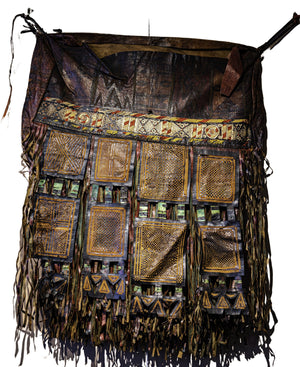 Tuareg Berber Leather Camel Bag Wall Hanging