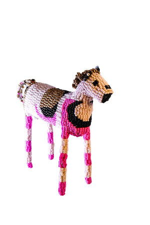7" Beaded Horse