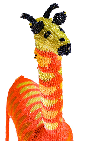 Premiere Orange Beaded Giraffe