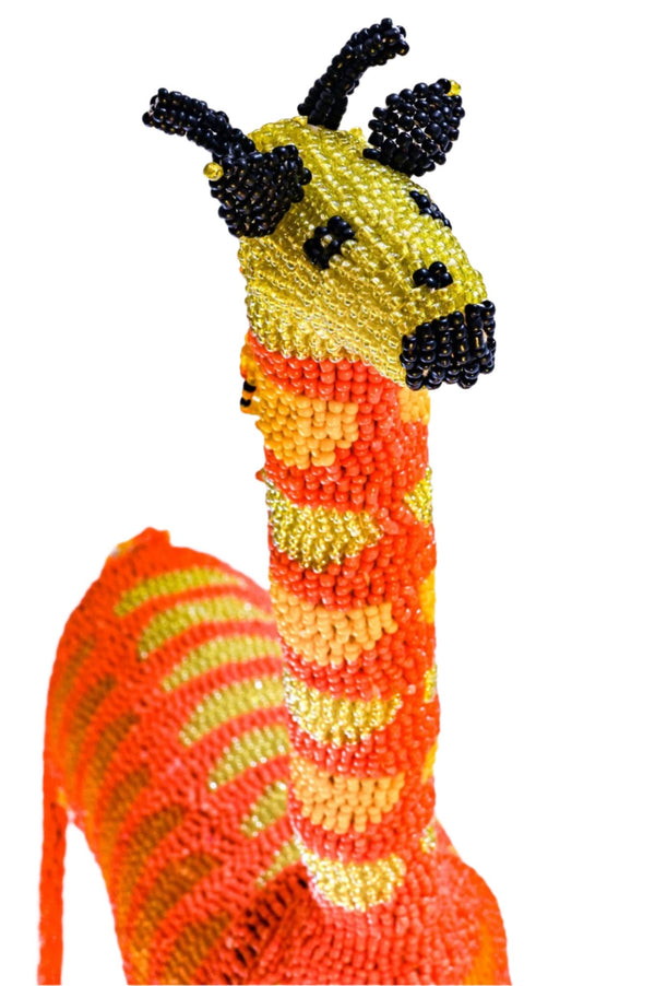 Premiere Orange Beaded Giraffe