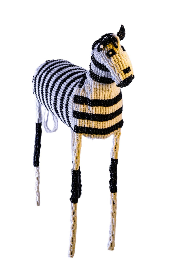 11" Beaded Zebra